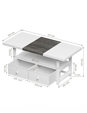 Mesa de centro Fabato