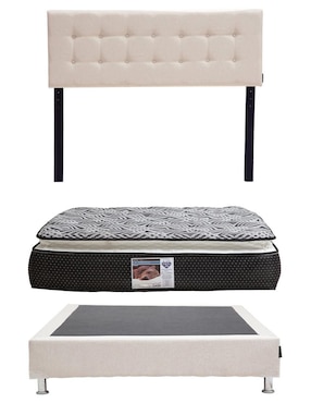 Set Recámara Dicasa Bilbao Box de madera pino
