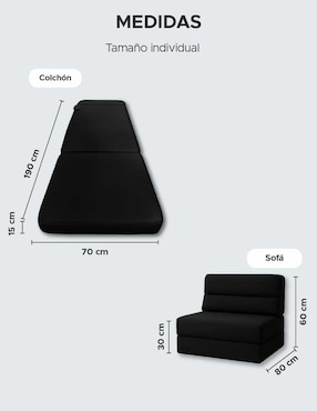 Sofá sofá cama plegable Skycare