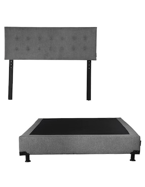 Set Recámara Dicasa Bilbao Box de madera pino