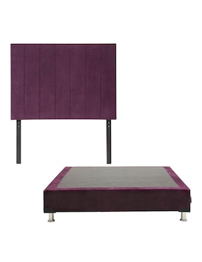 Set Recámara Dicasa Argos Box de madera pino