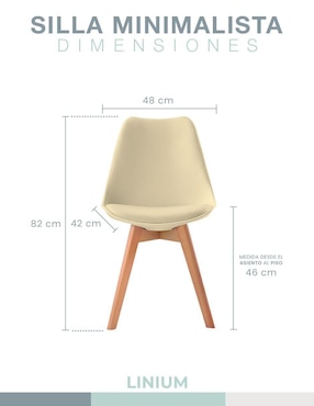 Silla Linium de plástico