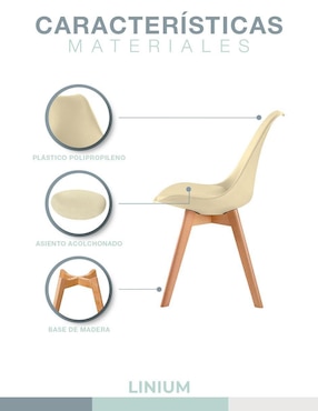 Silla Linium de plástico