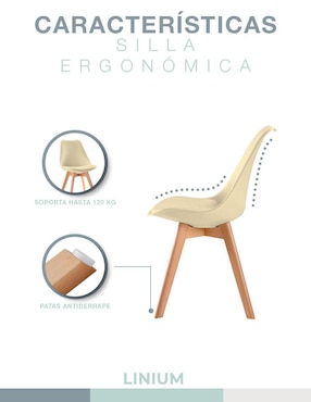 Silla Linium de plástico