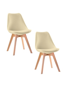 Set de sillas 2 piezas Linium de plástico