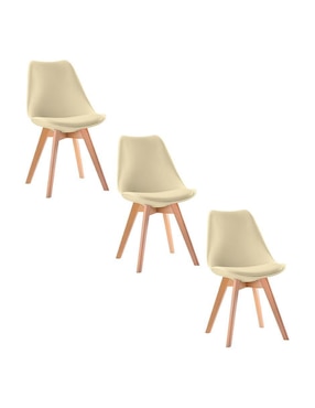 Set de sillas 3 piezas Linium de plástico