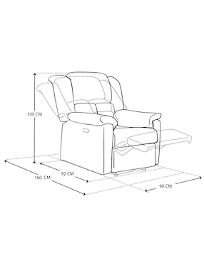 Reclinable Belucci Violanti