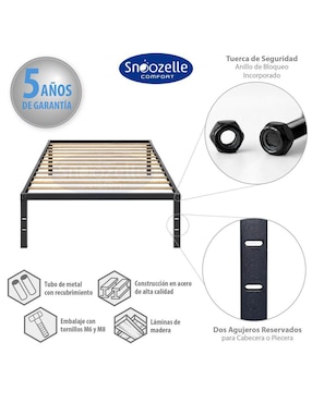 Base para cama Magma Life de metal