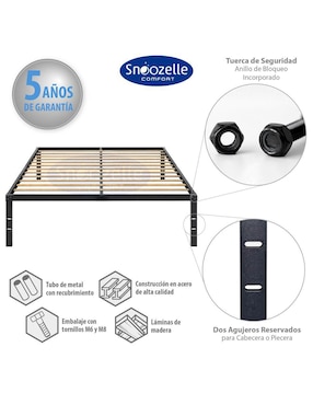 Base para cama Magma Life de metal