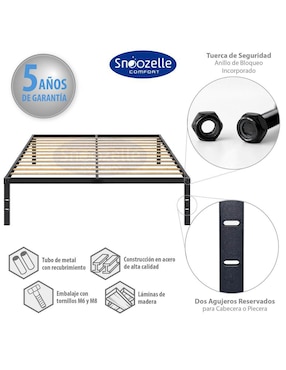 Base para cama Magma Life de metal