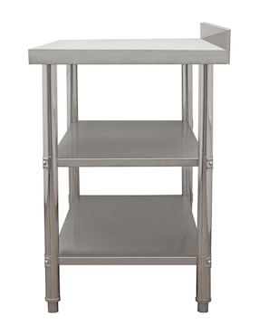Mesa de cocina Mindejal de acero inoxidable