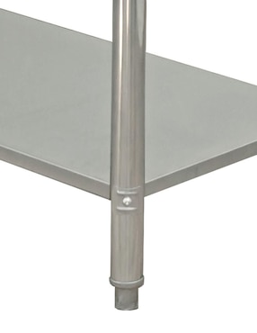 Mesa de cocina Mindejal de acero inoxidable
