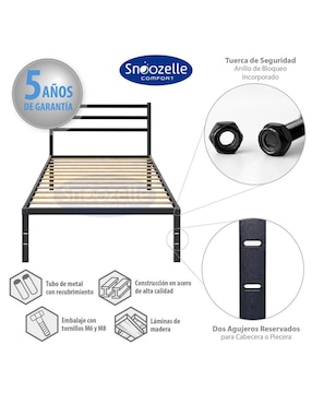 Base para cama Magma Life de metal