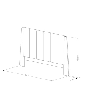 Cabecera Tampa Dixy de madera