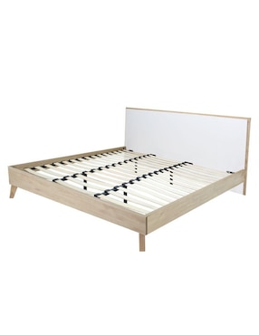 Cama Castella Encino Mundo In De Madera QS