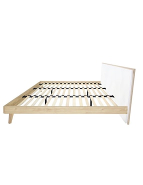 Cama Castella Encino Mundo In de madera queen size