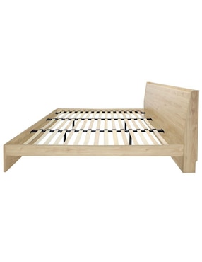 Cama Marsala Encino Mundo In de madera queen size