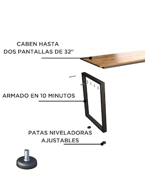 Escritorio Sonora 150 Mubel de melamina