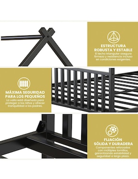Base para cama Fabato de metal