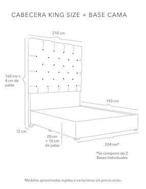 Cama Capri Dicasa de madera pino