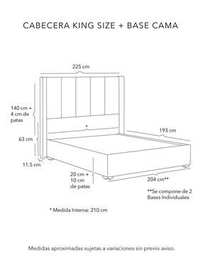 Cama Nizza Dicasa de madera