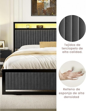 Base para cama Fabato de metal