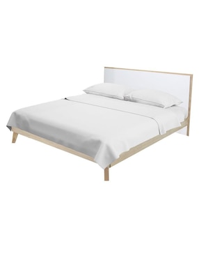 Cama Castella Encino Mundo In de madera matrimonial