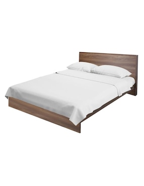 Cama Marsala Nogal Mundo In de madera matrimonial