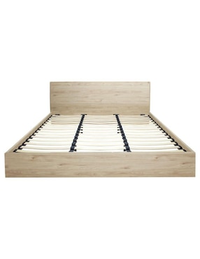Cama Marsala Encino Mundo In de madera matrimonial