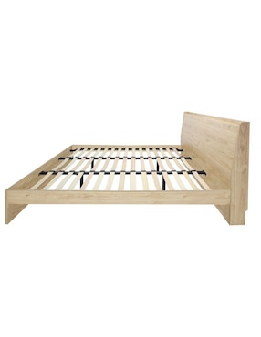 Cama Marsala Encino Mundo In de madera matrimonial