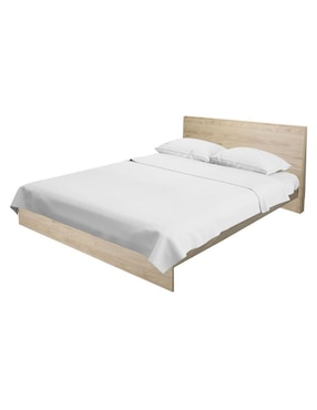 Cama Marsala Encino Mundo In de madera matrimonial