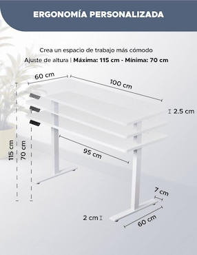 Escritorio Titano de madera