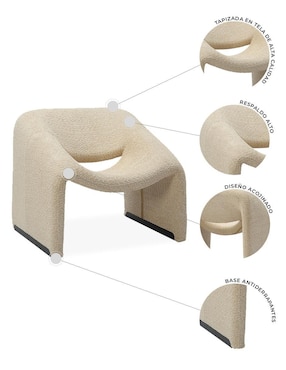 Sillón Bella Greige Mundo In