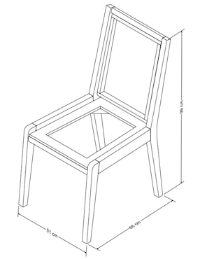 Silla BEX Madecor de madera