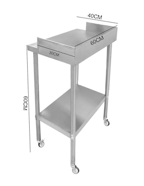 Mesa Mindejal de acero inoxidable