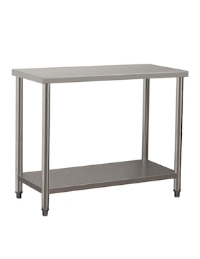 Mesa de servicio Mindejal de acero inoxidable