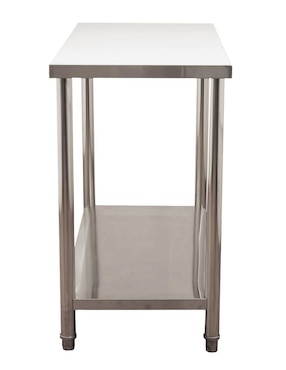 Mesa de servicio Mindejal de acero inoxidable