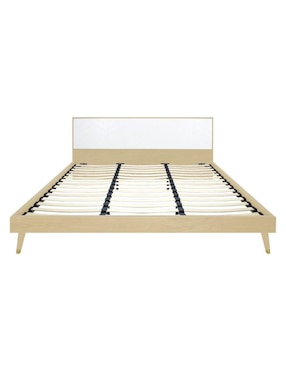 Cama Teramo Encino Mundo In de madera queen size