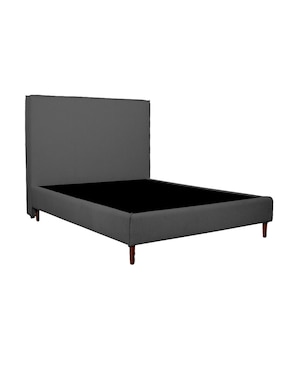 Cama Kilyan Gasaru de madera y tela individual