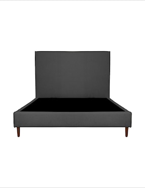 Cama Kilyan Gasaru de madera y tela individual