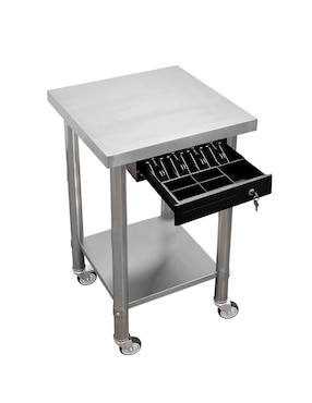 Mesa Mindejal de acero inoxidable