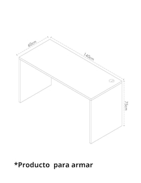 Escritorio Watt Cantia de MDF