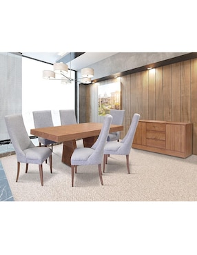 Comedor Ankara Ph Muebles para 6 personas