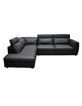 Sala modular izquierda Rovani Liz de piel y vinil