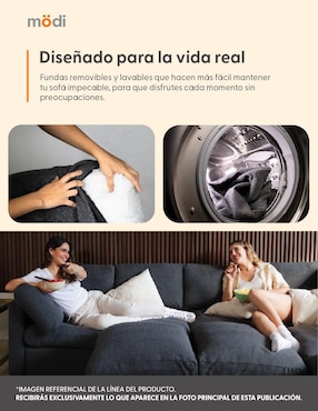 Sala 3 piezas Adapti Modi Sofa de algodón