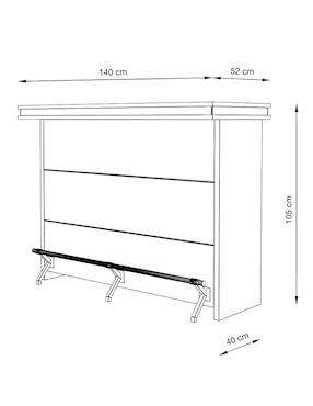 Barra bar Cardone Haus de madera