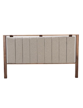 Cama Charme Trra de madera nogal matrimonial