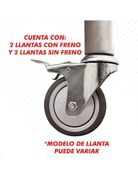 Mesa Mindejal de acero inoxidable