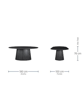 Mesa de comedor Tokio Brum