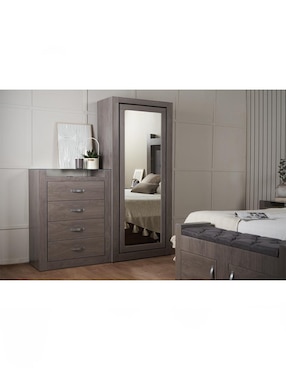 Set Recámara Kessa Magnolia de MDF